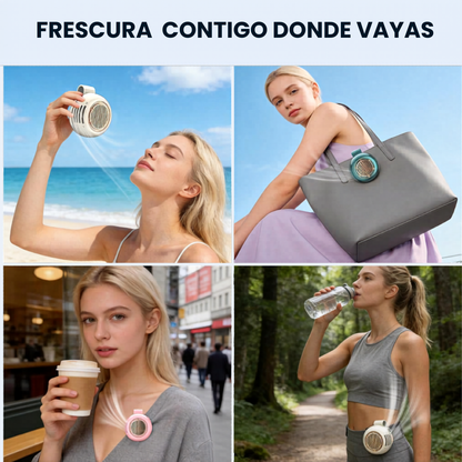 Ventilador Portátil 360º Ultraligero – Frescura Instantánea donde estés